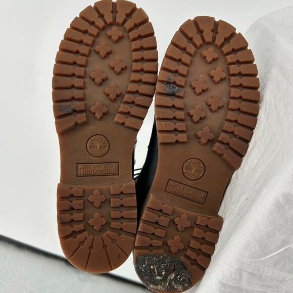 Women's Black Timberland Jayne Waterproof Gaiter Fold-Down Boots Sz 8.5M A1SYB - Picture 9 of 9